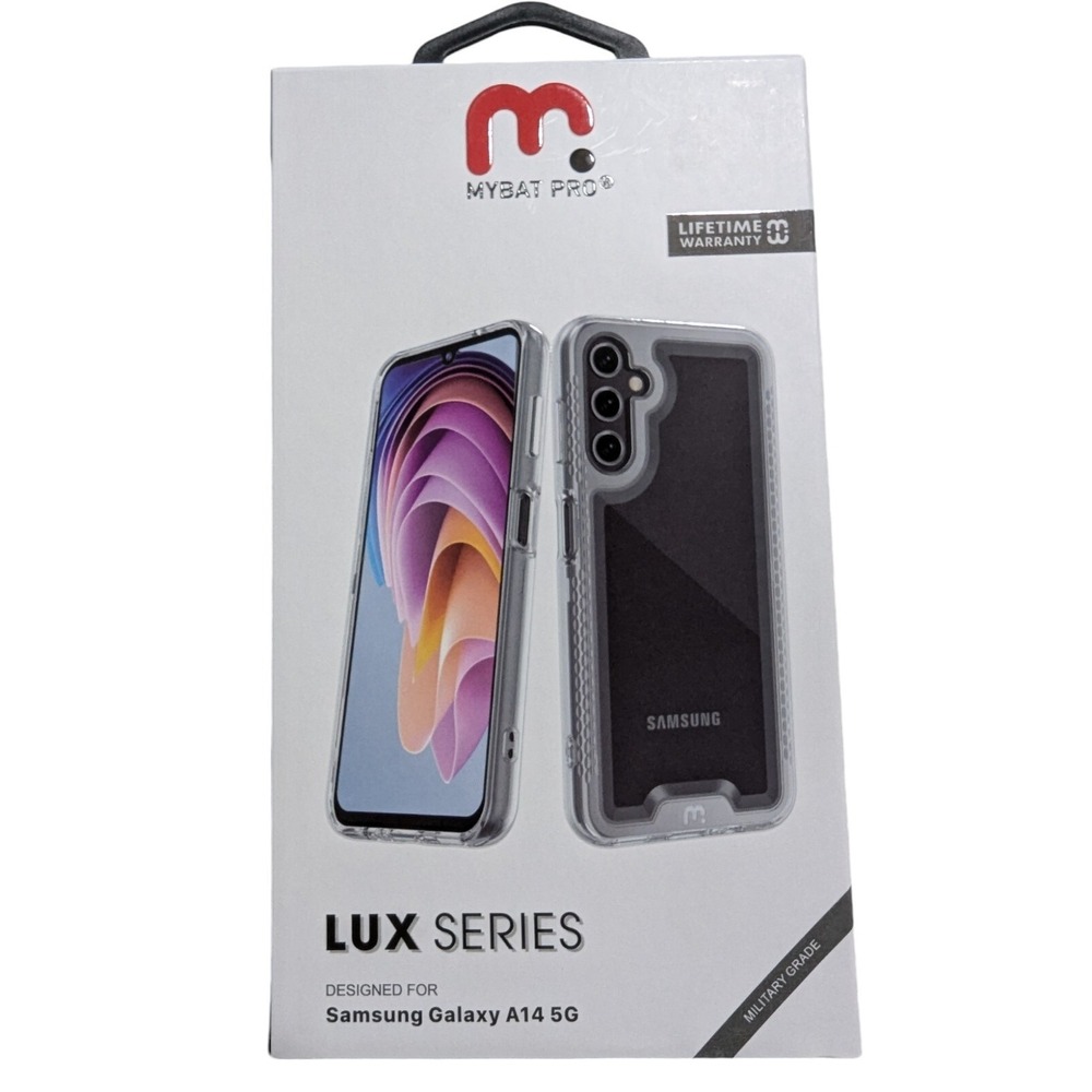 G5. Mybat Pro Lux Series Case Samsung Galaxy A14 5G Clear